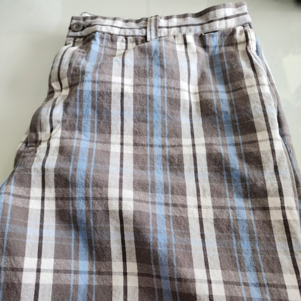 Big and Tall Plaid Shorts